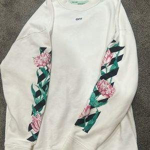 Off White long sleeve floral print. Worn twice